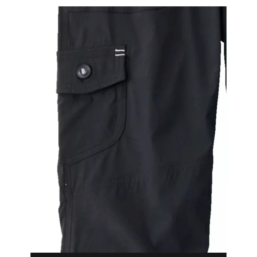 L.L.Bean  Women's  Vista Camp Pant Cargo Straight Leg Medium Black